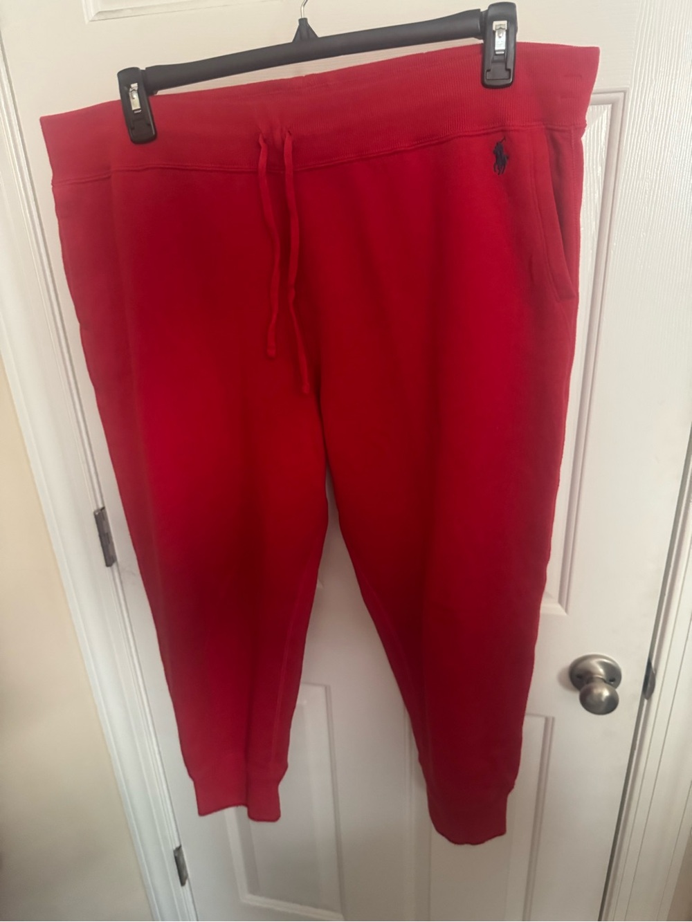 Polo Ralph Lauren Red Drawstring Jogger Sweatpants
